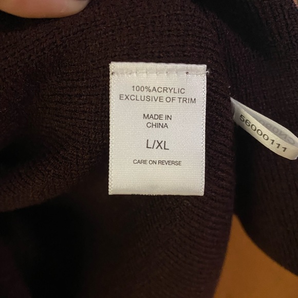 New York & Co Sweater L/XL belted waist - Picture 5 of 8